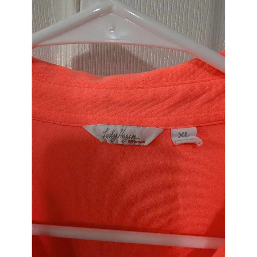 Lady Hagen,‎ Women's XL, Coral Polo, Golf/Tennis, Business Casual - Picture 3 of 3